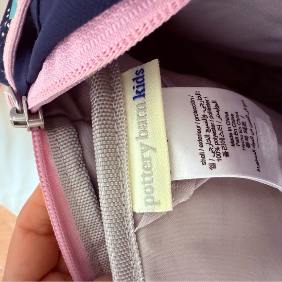 Pottery Barn Kids' Sun Moon Star Mackenzie Backpack Glow in the Dark Small Blue - Picture 4 of 7